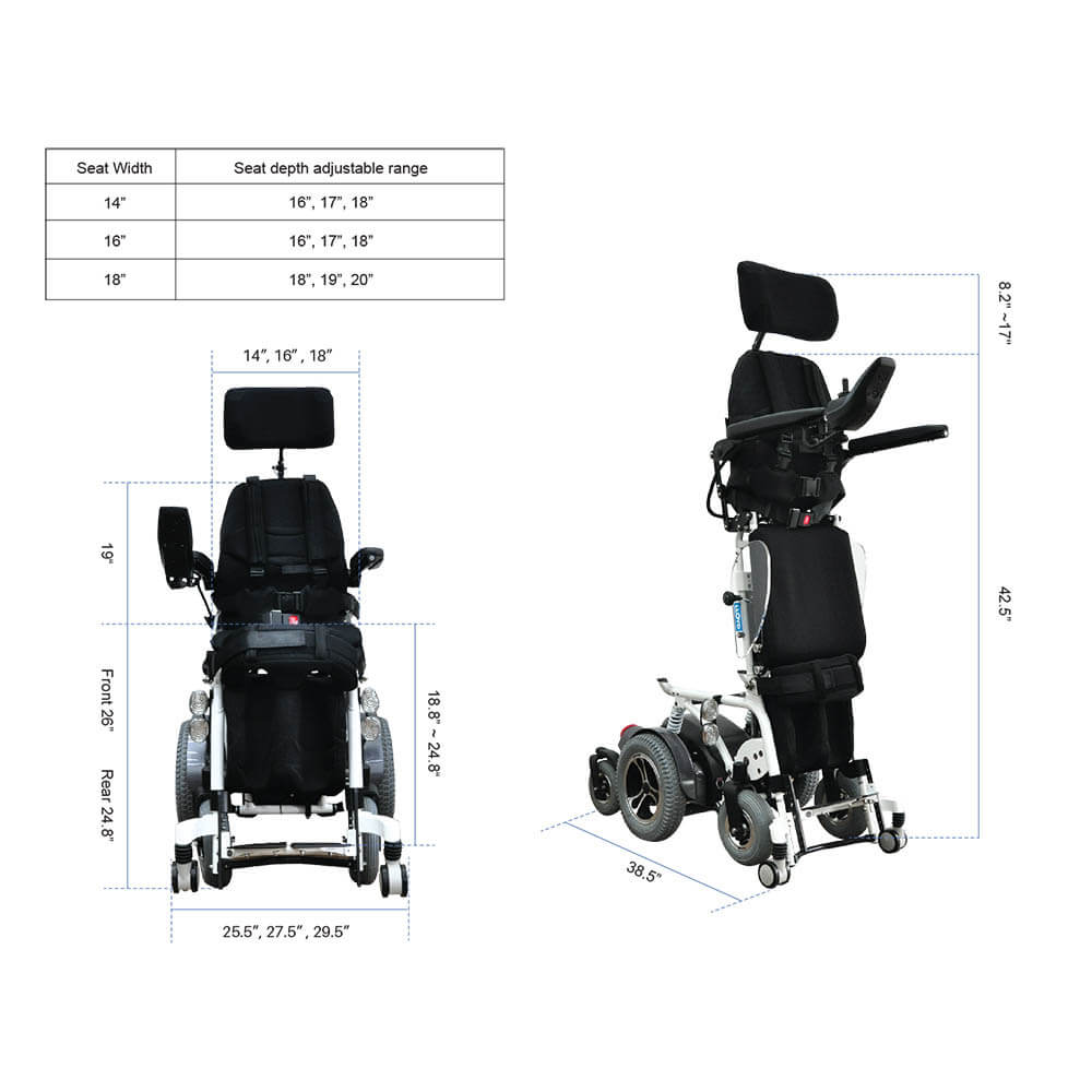 Draco (Advanced Standing Wheelchair)