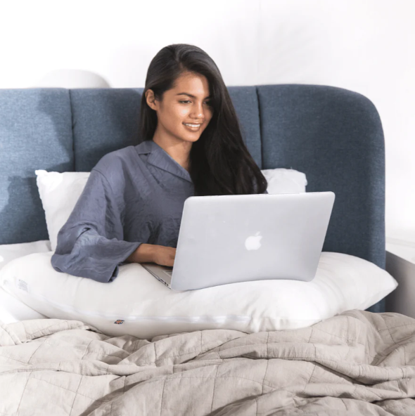 V-Shaped Pillow - Firm Orthopedic Support