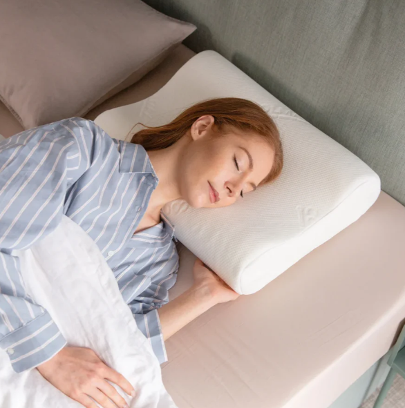 Anti-Snore Memory Foam Contour Pillow